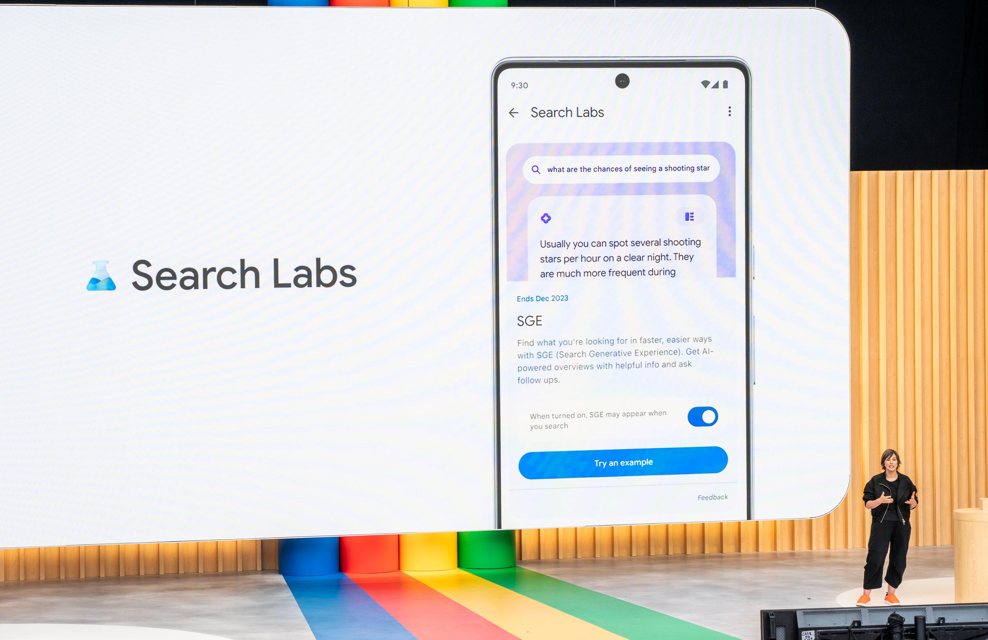 Google IO Search Labs